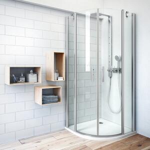Roth TOWER LINE TR2 LIGHT Sprchový kout čtvrtkruhový 90x90 cm 738-9000000-00-02