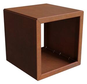 Modulový systém FLEXORA 400 × 400 mm – dřevník, lavice a květináč