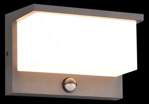 Trio 240969142 LED nástěnné svítidlo Nestos 1x13W | 1300lm | 3000K | IP54 - senzor pohybu, antracit