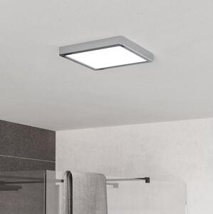 Eglo 901766 - LED Koup. strop. svíti. FUEVA LED/10,5W/230V 22x22 cm IP44 chrom