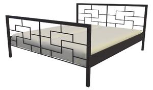Nábytek ATIKA s.r.o. Kovová postel MAZE Povrchová úprava: černá, Rozměr: 180 x 200 cm