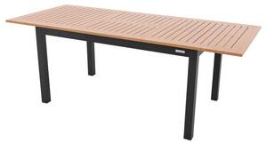 Doppler EXPERT WOOD antracit - rozkládací hliníkový stůl 150/210x90x75 cm