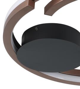Eglo 901825-LED St. stropní svítidlo MEZZOMONTE 2xLED/20W/230V pr.48cm bronz +DO