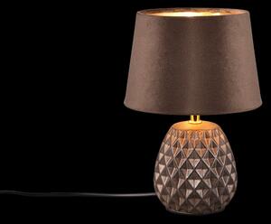 Trio R51531026 stolní lampa Ariana 1x40W | E14 | IP20 - kabelový spínač, hnědá/zlatá
