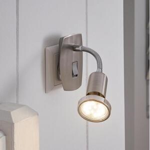 Eglo 902366 - LED Svítidlo do zásuvky MINI 1xGU10/2,8W/230V matný chrom