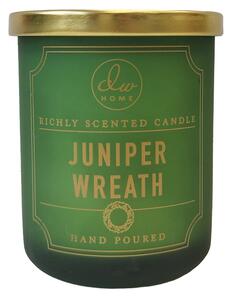 DW HOME Juniper Wreath Vonná svíčka ve skle, 108 g