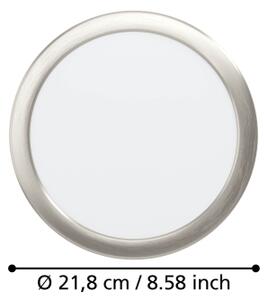 Eglo 901407 - LED Podhledové svítidlo FUEVA LED/18,5W/230V pr. 21,6 cm chrom