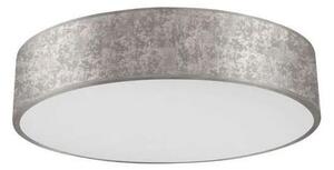 Palnas 61003948 RENY 2 - Moderní stropní kulaté LED svítidlo se stříbrnou textílií, 40W Ø 50cm, 3000K (Stropní kulaté úsporné LED svítidlo)