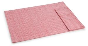 Textilní prostírání s kapsou na příbor FLAIR LOUNGE, 45 x 32 cm, červená