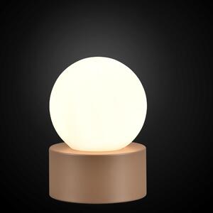 Trio R59051065 stolní lampa Countess 1x25W | E14 | IP20 - funkce dotykového rozsvěcení/zhasínání, kávová, bílá
