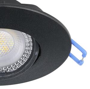 Eglo 300191 - SADA 7xLED Podhledové svítidlo GEDREZ LED/4,9W/230V pr. 9 cm černá