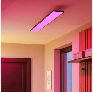 Eglo 901511-LED RGBW St. přisazený panel MORADILLO-Z LED/28W/230V 120x15cm černá
