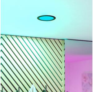 Eglo 901427-LED RGBW St. kou. pod. svít. FUEVA-Z LED/9,5W/230V 16,8cm IP44 černá