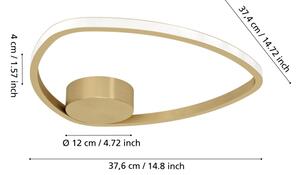 Eglo 902149 - LED Stropní svítidlo MOSCHELLA LED/9,7W/230V zlatá