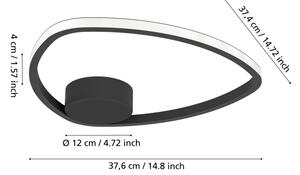 Eglo 902148 - LED Stropní svítidlo MOSCHELLA LED/9,7W/230V černá