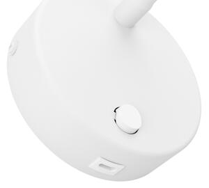Eglo 901782 - LED Flexibilní nástěnná lampa s USB OLIVANDINO LED/3,8W/230V bílá
