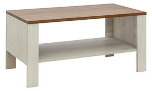 Konferenční stolek ADEL Varianta barvy: Dub bělený/akácie skořice, Výška: 52cm