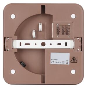 Brilagi -LED Venkovní stropní svítidlo BENE LED/24W/230V 26x26 cm hnědá IP54