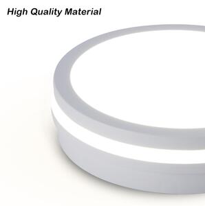 Brilagi - LED Venkovní stropní svítidlo BENE LED/18W/230V pr. 21,5 cm bílá IP54