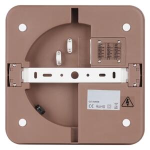 Brilagi -LED Venkovní stropní svítidlo BENE LED/18W/230V 21,5x21,5 cm hnědá IP54
