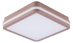 Brilagi -LED Venkovní stropní svítidlo BENE LED/18W/230V 21,5x21,5 cm hnědá IP54