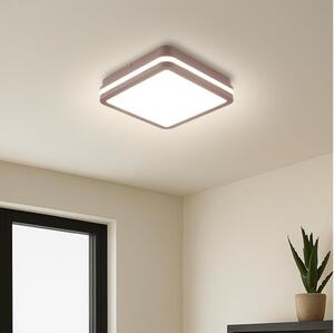 Brilagi-LED Venkovní svítidlo se senz. BENE LED/18W/230V 21,5x21,5 cm hnědá IP54