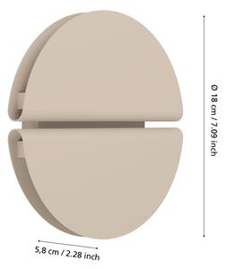 Eglo 902121 - LED Venkovní nástěnné svítidlo PIANOSA LED/4,5W/230V IP44 béžová