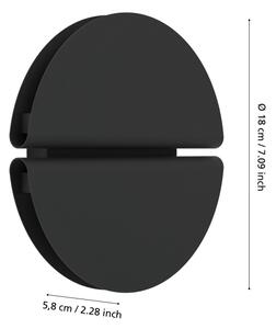 Eglo 902118 - LED Venkovní nástěnné svítidlo PIANOSA LED/4,5W/230V IP44 černá