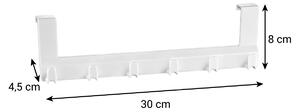 Závěsná lišta s háčky FlexiSPACE 30 cm