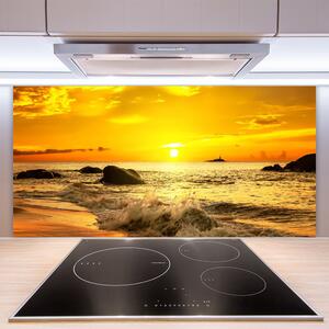 Kuchyňský skleněný panel Oceán Pláž Krajina 120x60 cm