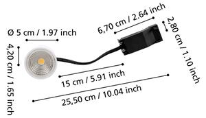 Eglo 902335 - LED Stmívatelný modul PUCK LED/6,4W/230V 4000K