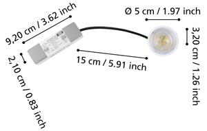Eglo 902333 - LED Venkovní modul PUCK LED/4,9W/230V 2700/4000/6500K IP65