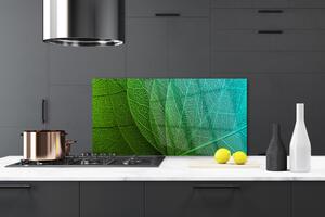 Kuchyňský skleněný panel Abstrakce Listy Rostlina 140x70 cm