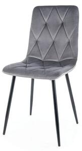 Jídelní židle TUM šedá/černá
