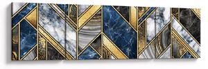 Obraz umělecké abstrakce (170x50 cm)