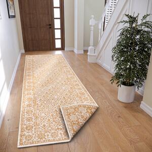 NORTHRUGS - Hanse Home koberce Kusový koberec Twin-Wendeteppiche 105789 Ochre – na ven i na doma - 80x350 cm