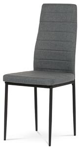 Jídelní židle FANCY šedá/černá