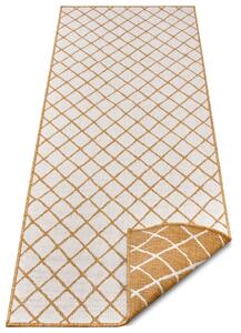 NORTHRUGS - Hanse Home koberce Kusový koberec Twin-Wendeteppiche 105793 Ochre – na ven i na doma - 80x350 cm
