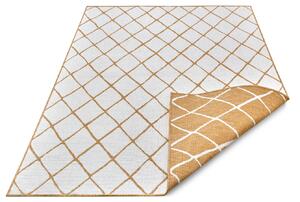 NORTHRUGS - Hanse Home koberce Kusový koberec Twin-Wendeteppiche 105793 Ochre – na ven i na doma - 80x150 cm