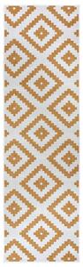 NORTHRUGS - Hanse Home koberce Kusový koberec Twin-Wendeteppiche 105794 Ochre – na ven i na doma - 80x350 cm
