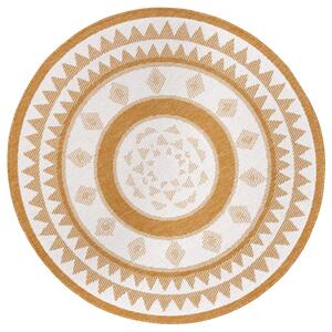 NORTHRUGS - Hanse Home koberce Kusový koberec Twin Supreme 105790 Jamaica Ochre kruh ROZMĚR: 200x200 (průměr) kruh