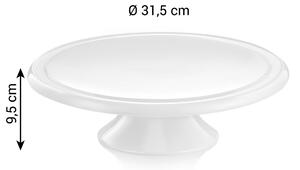 Servírovací podnos na dort DELÍCIA ø 31 cm, porcelánový