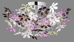TRIO Reality R60014017 Flower stropní svítidlo 4xE14 chrom