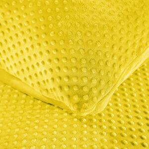 Povlečení mikroplyš MARBLES žluté Rozměr povlečení: 70 x 80 cm | 140 x 200 cm