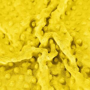 Povlečení mikroplyš MARBLES žluté Rozměr povlečení: 70 x 80 cm | 140 x 200 cm