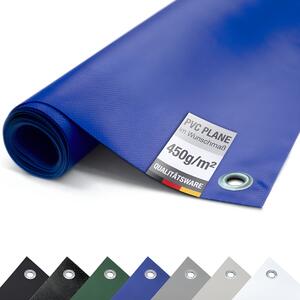 (450g/m²) Plachta na nákladní auta/PVC plachta s oky, krycí plachta (modrá RAL5002, 3m x 20m)