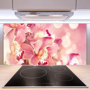 Kuchyňský skleněný panel Květiny Rostlina 140x70 cm