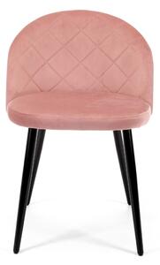 Ak furniture Čalouněná designová židle Poppy růžová