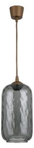 Brilagi - LED Lustr na lanku R GLASS 1xE27/60W/230V pr. 14 cm hnědá/kouř šedá