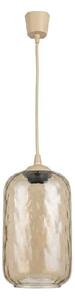 Brilagi - LED Lustr na lanku R GLASS 1xE27/60W/230V pr. 14 cm béžová/kouř hnědá